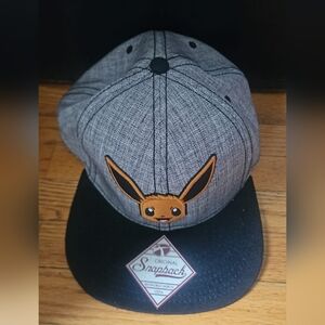 Pokemon Eevee Grey Snapback Hat
